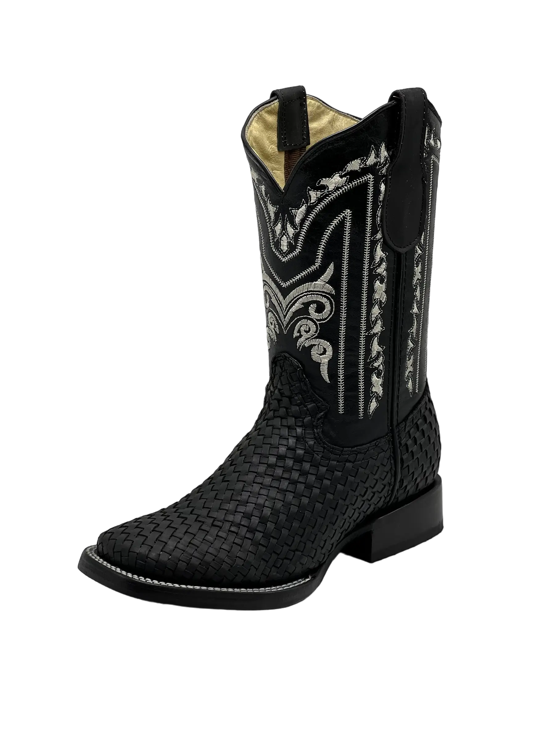 A&A MENS BOOTS, ESTILO 00-7 NEGRO, 100% PETATILLO ORIGINAL,BOTA PARA CABALLERO, SUELA DE CUERO CON PROTECCION, COLOR NEGRO.