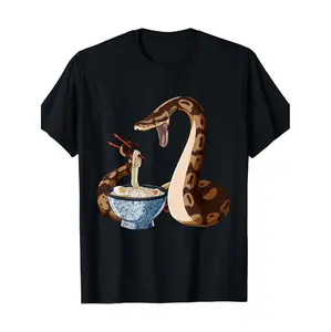 Funny Japanese Snake Ball Python T Shirt Design For Reptile Lovers