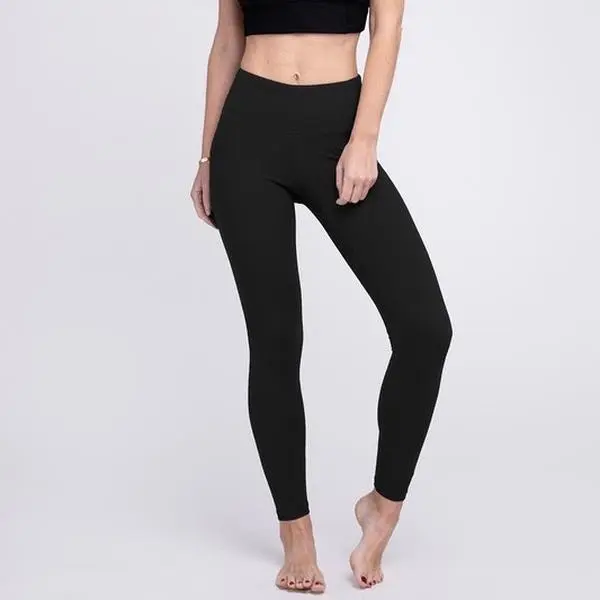 Butter Soft Leggings: Full Length Leggings in black and navy.