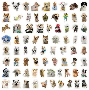 Random 5PCS Cat & Dog Stickers – Cute Waterproof Stickers for Bottles and Laptops