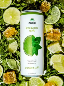 Hazlo Lime & Mint Spritz 12-pack carbonated herbal beverage