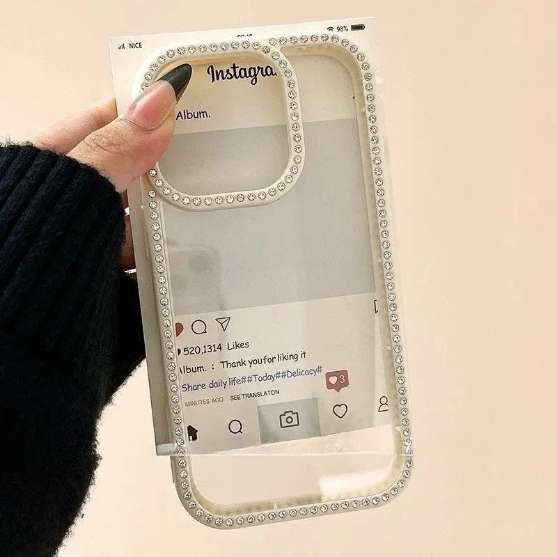 Suitable for iPhone17promax mobile phone case, double-sided diamond-studded luxury phone case , iPhone14promax protective case, full coverage and anti-fall,for iPhone 16 15 14 Pro 13 12 11 Pro Max Shockproof durable.073