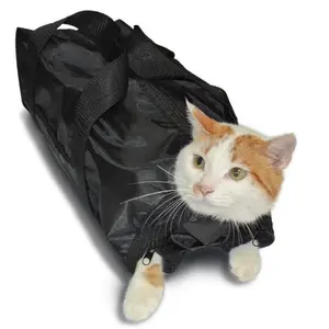 Pet Supplies Cleaning Cat Bag, Pet Cat Bag for Feeding, Scratch-Proof Beauty Bathing Bag, Cat Bathing Pack, Essential Pet Care Accessories