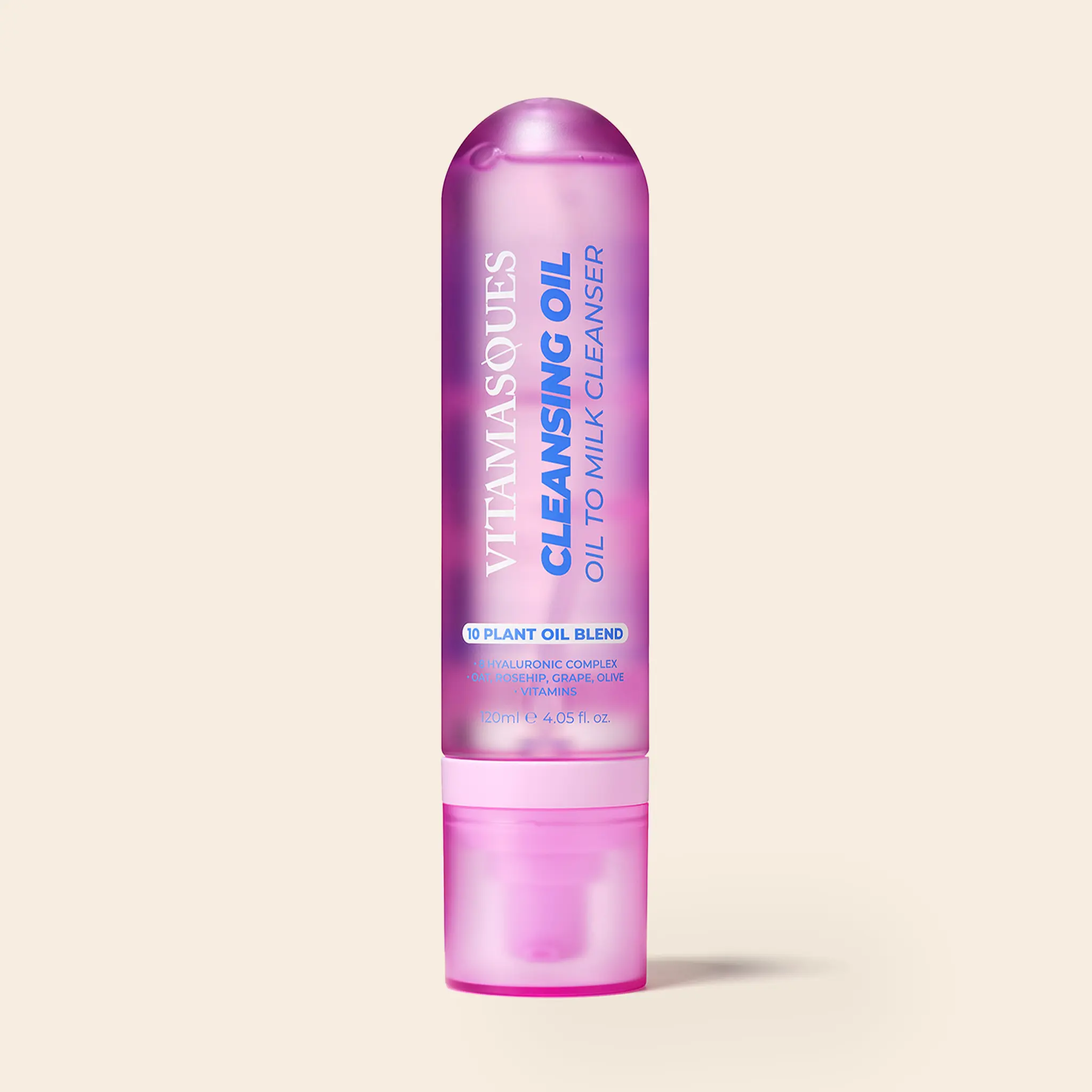 Vitamasques Oil-to-Milk Cleanser Oil | Gentle Makeup Remover & Hydrating Exfoliator | Milky Formula with 10 Plant Oils for Nourished, Brightened Skin | Made in Korea, Vegan & Cruelty-Free