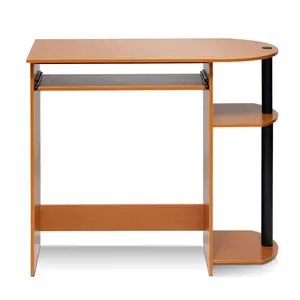 When you want style and function in one piece, the SIMPLISTIC Desk in Light Cherry stands out with a 31.5-inch desk, a keyboard tray and rounded edges, and a practical build for a bedroom or home office.