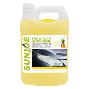 Sun Joe Snow Foam Pineapple Scented Car Wash Soap & Cleaner, 1 Gallon, FCS1G