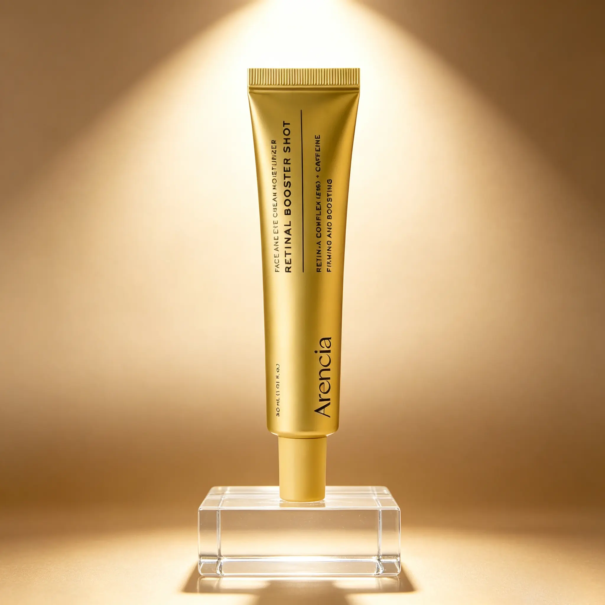 Retinal Booster Shot 1.01 fl oz formulated with top-tier Retinal and Caffeine Extract, Delivers Firming benefits, tightens pores and restores refined, uniform facial skin texture