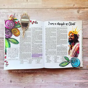 I am a Disciple of Christ Scripture Journaling Page Kit