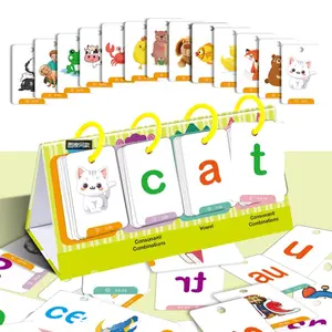 129 Word Reading Game Cards Set, Desktop Reading Flashcards, Classroom Vocabulary Learning Tool, Home Education Voice Learning Tool