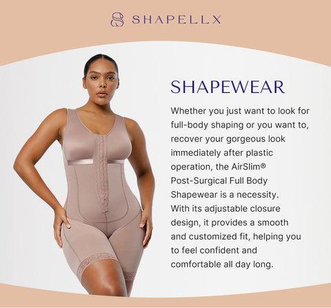 Shapellx AirSlim Post-Surgical Full Body Colombian Shapewear Womenswear Faja Suit Creator