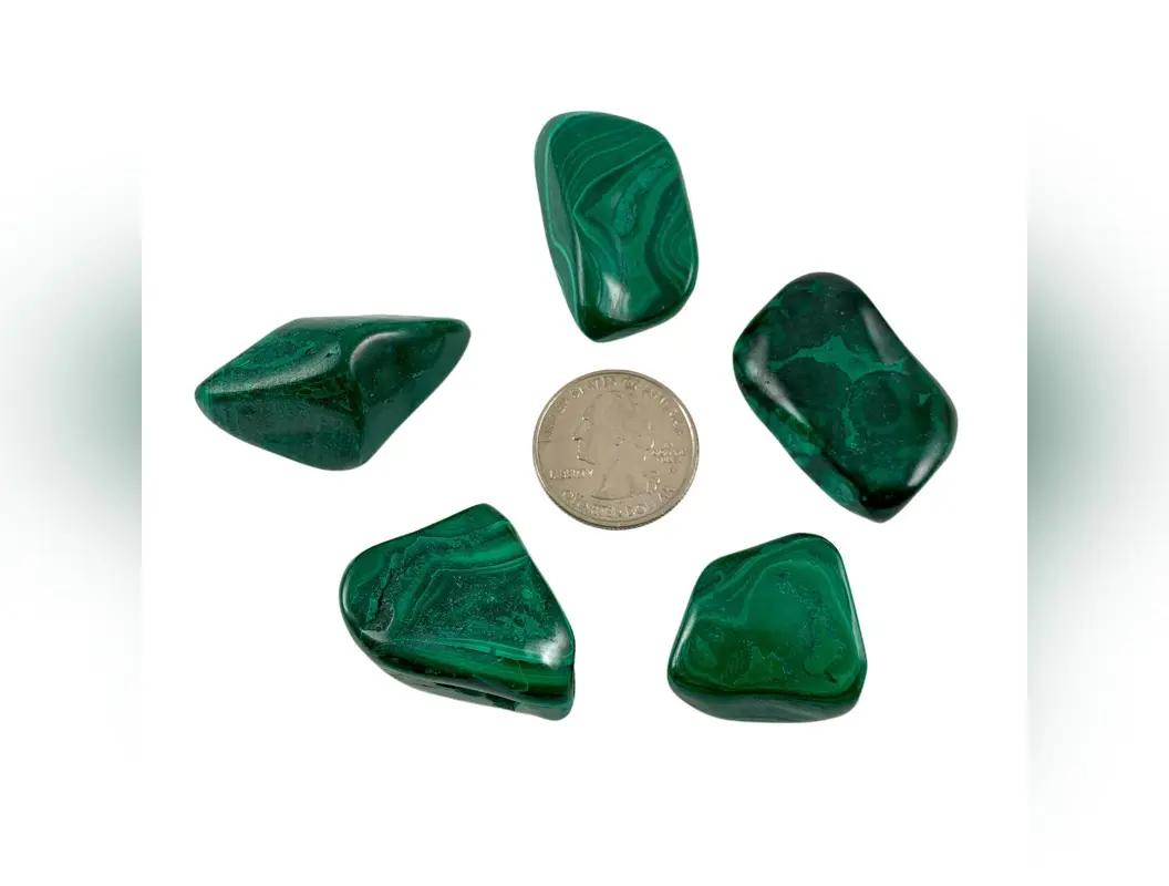 Malachite Tumbled Stone Malachite Tumbled Stone