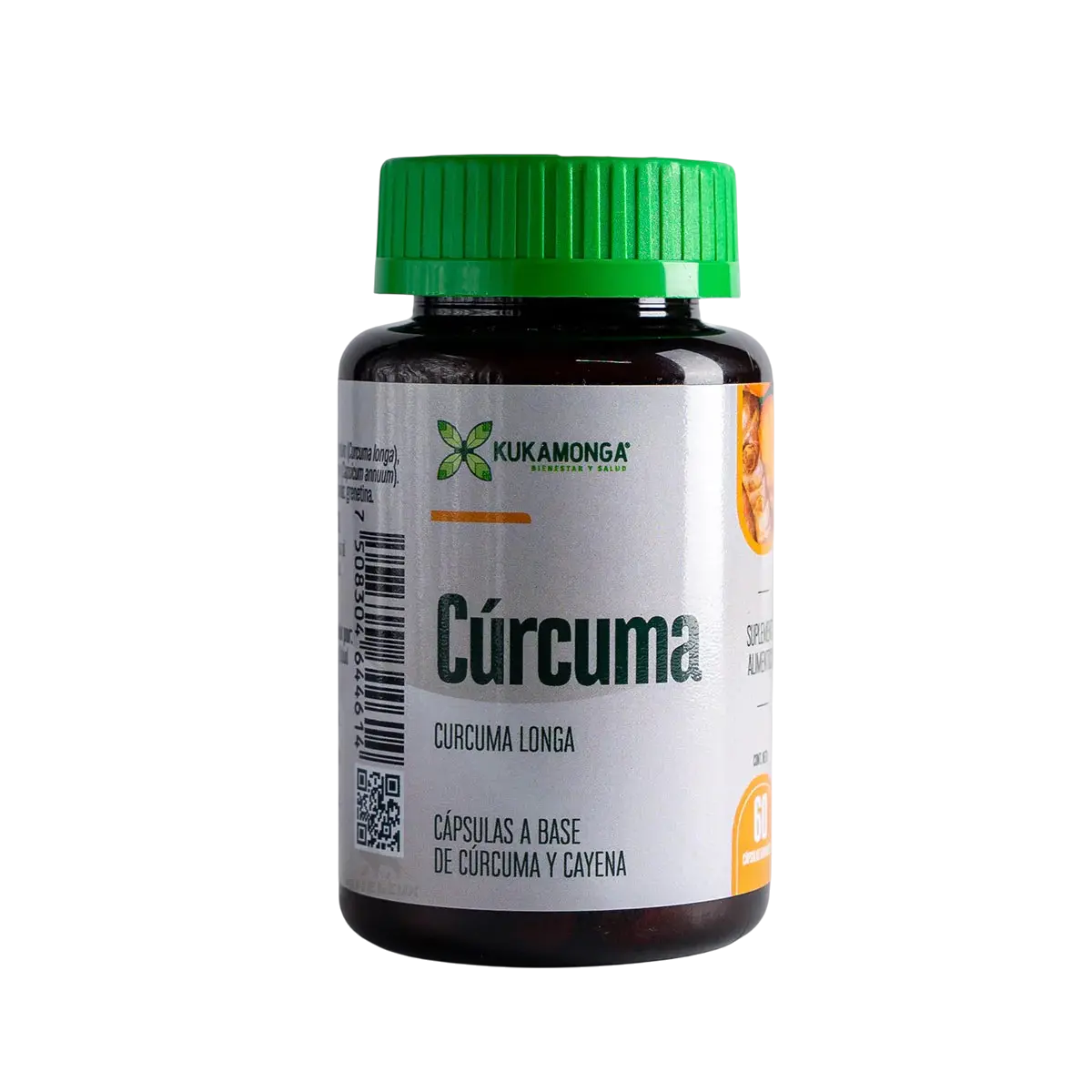 Curcuma & Cayenne Blend – Plant‑Based 60 Capsules for Active Lifestyle