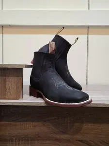 Leather ankle rodeo boots Shoe Comfort Walking Shoes