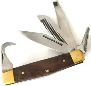 4” Horsemen Cowboy Multitool for Equestrian Maintenance - Horse Hoof Knife, Mare Hair Trimming, and more