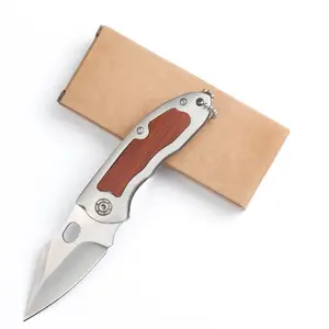 Folding knife, stainless steel, thickened, portable knife, camping knife, small knife