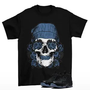 Deadstock Foamposite One Carbon Fiber Matching Sneaker Tee Shirt Black