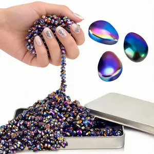 Creative Building Balls Set – 510 Mini Balls, Relaxing Desk Toy & Unique Gift for Adults, Friends, and Family, Rainbow Reflective Design