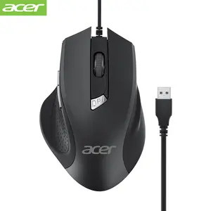 acer Wired Gaming Mouse for Laptop, 2.4GHz Computer Mouse 4 Adjustable DPI Office Cordless USB Mice with USBA Receiver, 6 Buttons, 3200 DPI, Medium to Large Sized Hands Compatible with PC, Laptop, Desktop
