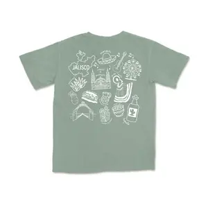 Jalisco México State Comfort Colors T Shirt Unisex Cotton Tee Top Summer Shortsleeve Tshirt Casual Graphic Short Sleeve T-Shirt shirts women Letter