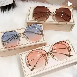 3-Pack Oversized Square Sunglasses for Women – UV400 Protection, Metal Vintage Frames, Chic Stylish Eyewear for Beach, Travel, Streetwear & Everyday Summer Wear