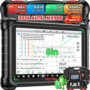 Autel MaxiCheck MX900 Bidirectional OBD2 Scanner, 3000+ Active Tests, 40+ Services, All-System Diagnostics, CAN FD/DoIP, FCA AutoAuth, Auto Scan 2.0