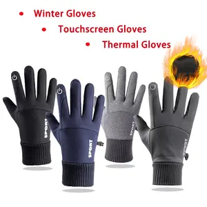 Winter Full Finger Gloves, Outdoor Sports Gloves for Running & Outdoor Activities, Touchscreen Compatible, Ideal for Cycling, Hiking, Skiing, Camping