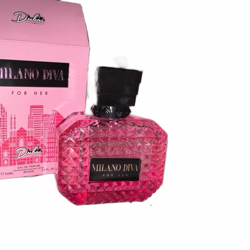 Milano Diva Women's Floral Fruity EDP Perfume Spray, 3.6 FL. OZ Vanilla-Scented Spray Bottle with Unique Aroma