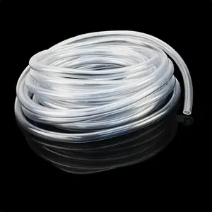 Clear PVC Tubing, Transparent PVC Plastic Level Pipe, PVC Clear Tubing for Shower, Pump, Oxygen Enrichment, Home Improvement & Home Care Supplies, Water Hose