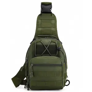 Outdoor Cycling Shoulder Bag Colorful Tactical Chest Bag Sports Mountaineering Portable Shoulder Bag