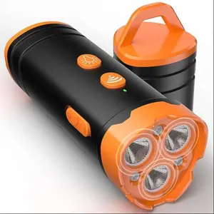 USB Rechargeable Ultrasonic Dog Repeller, 1 Box Portable Dog Training Bark Control, Outdoor Pet Deterrent, LED & Bark Control Device