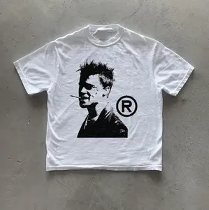 Fight Club T-Shirt, Unisex Graphic Tees Gothic Grunge Y2k Emo Scene Amity Affliction Style Clothes Menswear Womenswear Streetwear