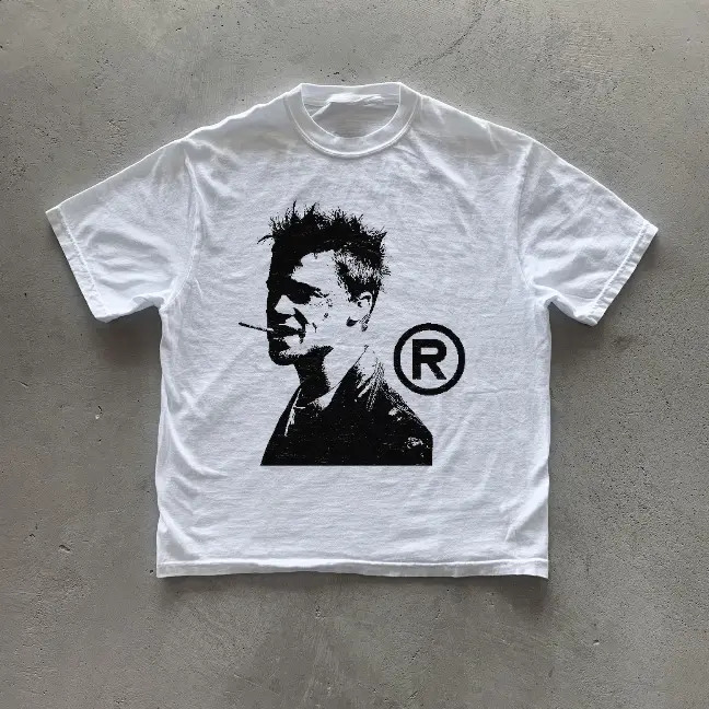 Fight Club T-Shirt, Unisex Graphic Tees Gothic Grunge Y2k Emo Scene Amity Affliction Style Clothes Menswear Womenswear Streetwear