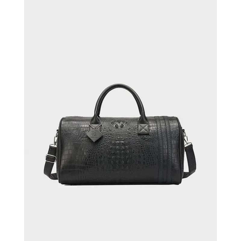 Black Statement Weekender Wheelie Duffle Bag V2, Wheelie Duffle Bags