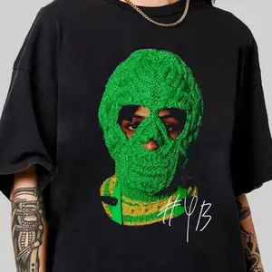 YB Vintage Graphic T-Shirt, Music Rap Streetwear Tee, Hip Hop Merch for Rap Fans, Concert Tour Outfit, Casual Daily Wear