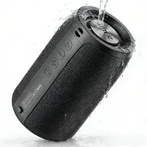 Portable Wireless Speaker ZEALOT, 10W Hi-Fi Sound & IPX5 Waterproof, Deep Bass & TF/USB/AUX, Long Battery, Ideal Bluetooth-compatible Speaker for Office Travel Home Use.
