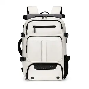 Multifunctional Large-Capacity Foldable Backpack, Waterproof and Wear-Resistant Laptop Bag for Outdoor Travel, Unisex