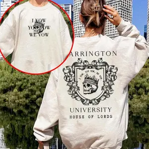 Barrington University House of Lords 2-Sided Sweatshirt, I Vow You Vow We Vow Shirt, The Ritual Dark Romance Merch, Smut Reader Bookish Apparel, Gift for Book Lovers