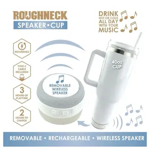 40 oz Tumbler with Removable Speaker