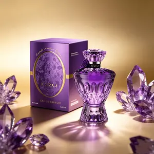 Women's Amethyst Pheromone Perfume, Infused with Exclusive Pheromone Formula, Extra Long Lasting，Fruity Floral Woody Scent with Amethyst Essence, Specially Designed for Her, Share a Wild & Wonderful Night of Passion, Perfect Romantic Gift.