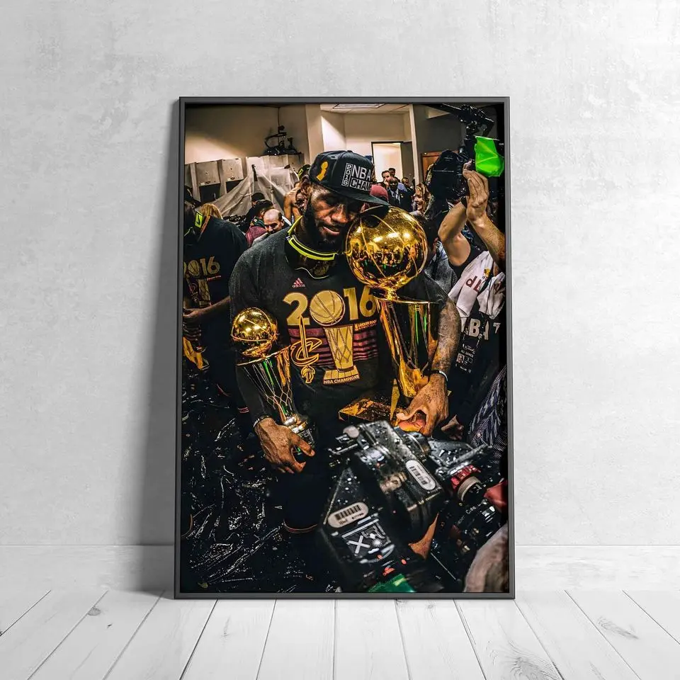 King Lebron James Poster