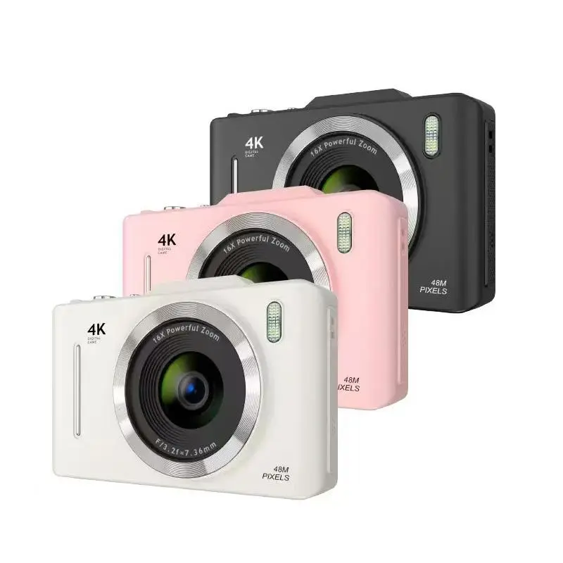 Compact Point-and-Shoot Digital Camera with HD CCD Sensor, Portable Design, SD Memory Card Compatibility, Simple Friendly Interface, Selfie Mode, Video Recording for Students, Hd Quality