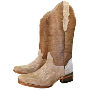 Women's Cowhide Leather Boots - Perfect for Winter Footwear - Girl - Full Cowhide Comfort