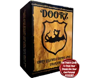 DOORZ The Drinking Card Game for Adults - Hilariously Fun Party Game with Unique Gameplay and Fun for Friends