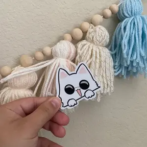 Cat Gojo Meme Satoru Magnet, Jujutsu Kaisen Fridge Magnets, Amine Fan Gifts