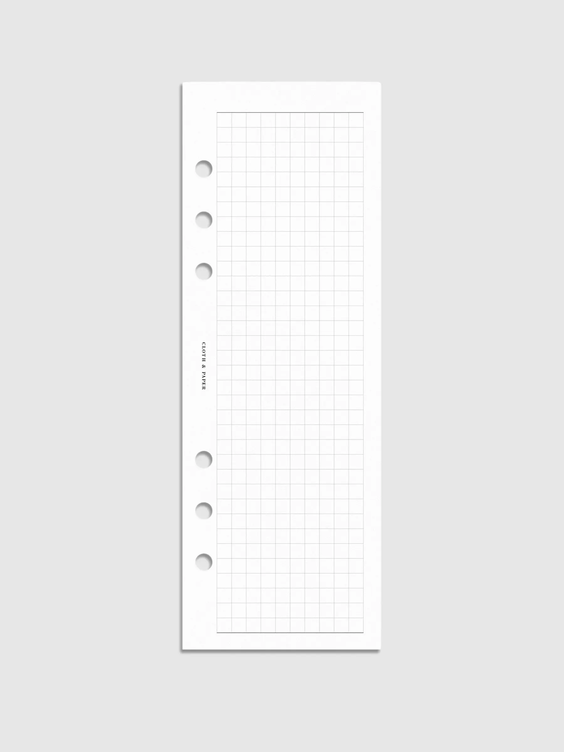 Half Page Graph Inserts for Planners A5 6-Ring Punch 34 Pages Heavy White Paper Office Stationery Supplies Ideal for Tracking & Charting