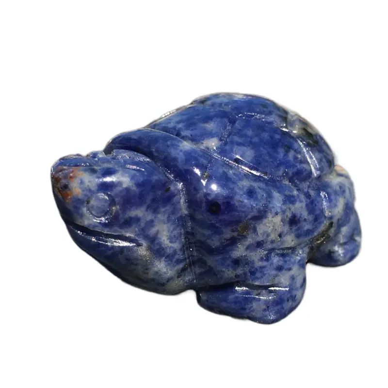 Crystal mini turtle carving