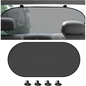 Car Window Shade, 39"*20" Vehicle Rear Window Screen, Sun Shade for Car Back Window Provide Glare Shield and UV Rays Protection for Your Child, Universal Car Accessories