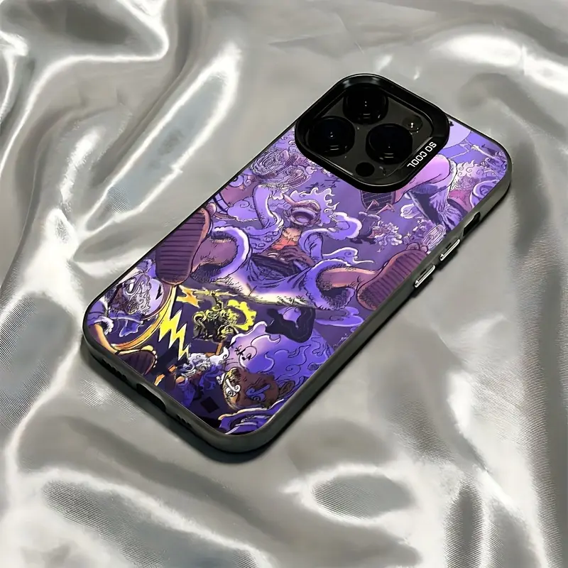 Pirate Anime Straw Hat Plastic Smartphone Protective Cover - Shockproof, Anti-Drop, Frosted Casing for iPhone 17,16E,16,15,14,13,12,11 Mini/Pro/Max,Air,X,XR,XS Max,8,7 Plus