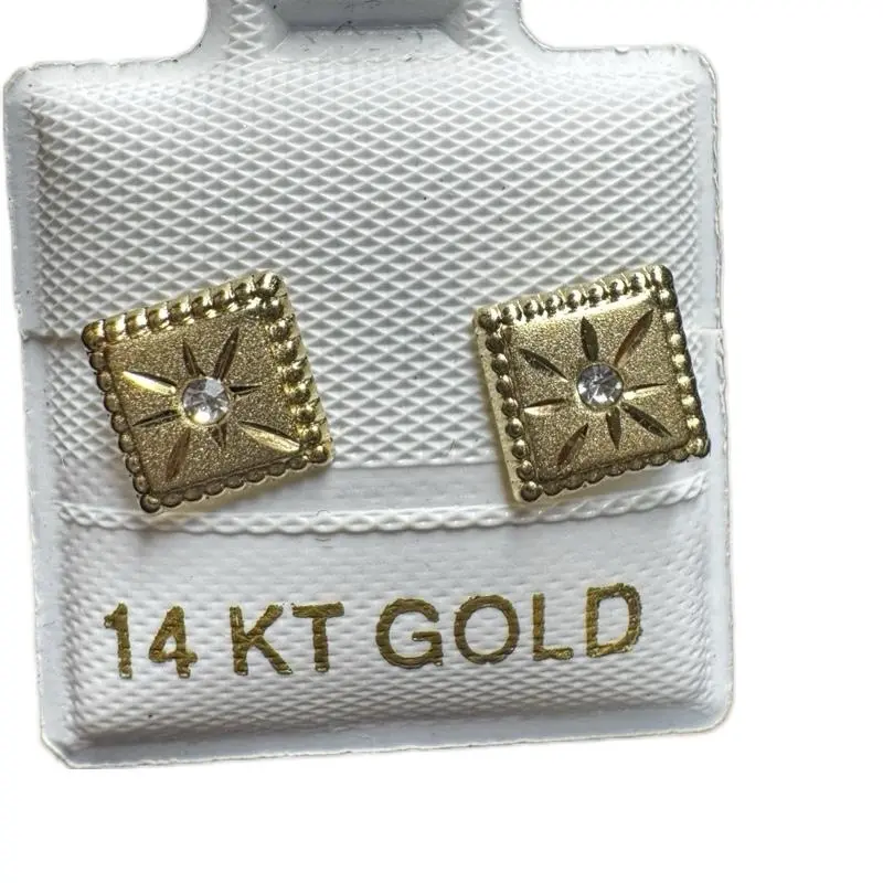 Arete de oro 14k