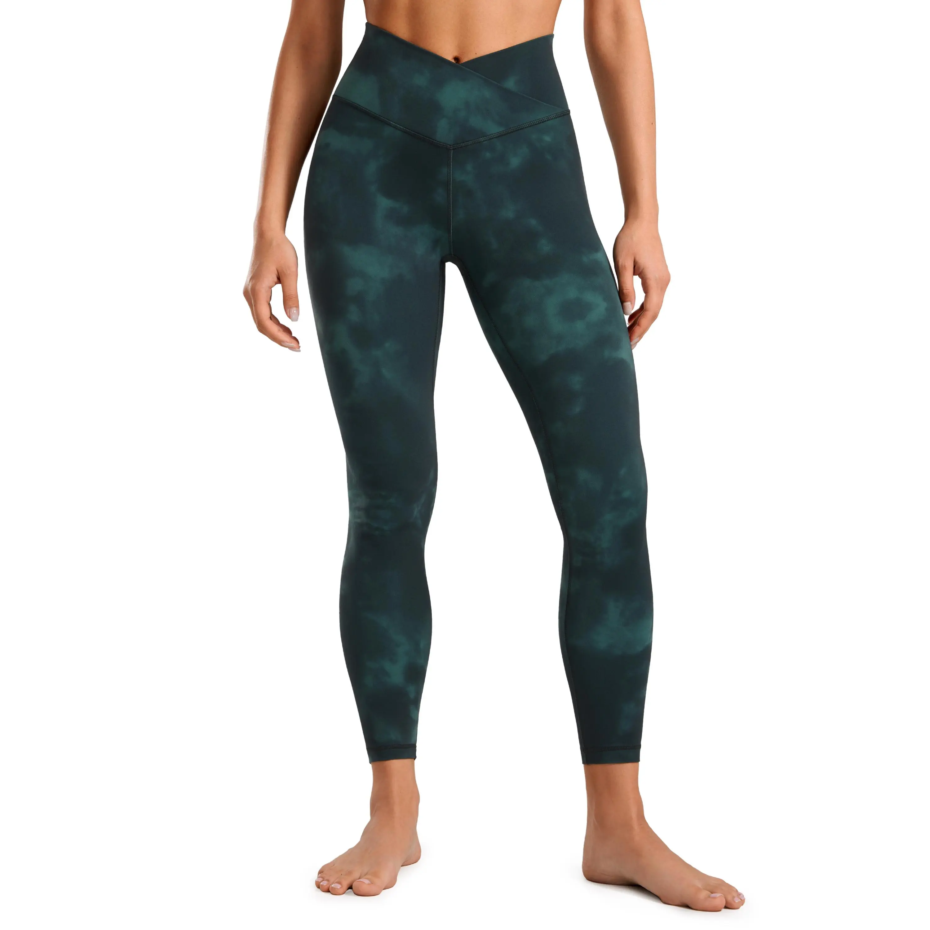 Emerald Green Tie-Dye Flowers